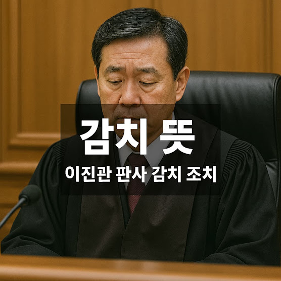 감치 뜻, 이진관 판사 감치 조치