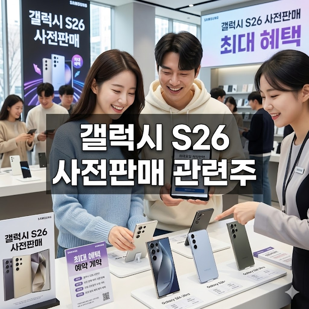갤럭시 S26 사전판매 관련주 TOP 7 분석