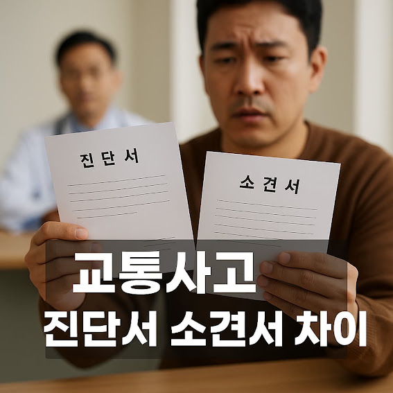 교통사고 진단서 소견서 차이
