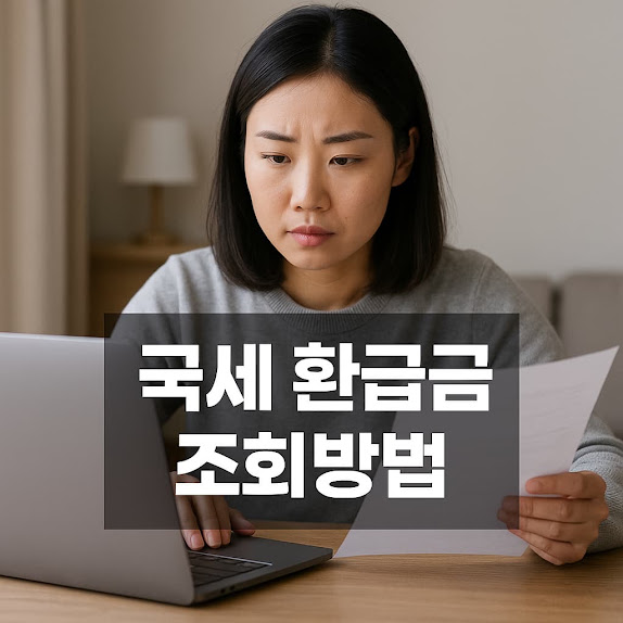 국세 환급금 조회방법