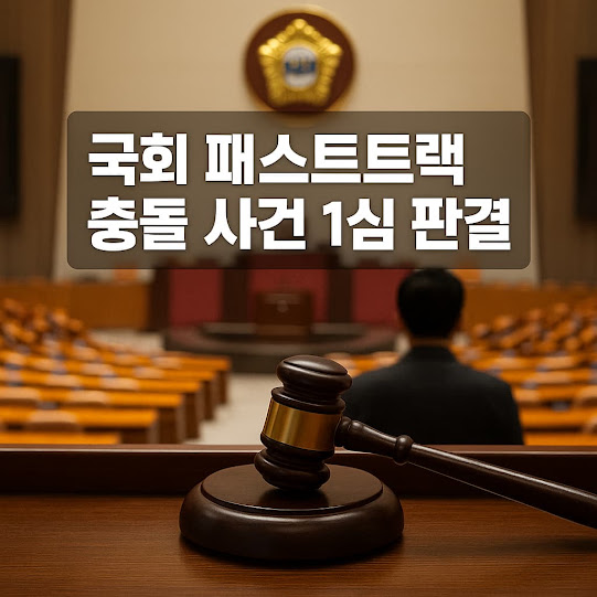 국회 패스트트랙 충돌 사건 1심 판결 요약