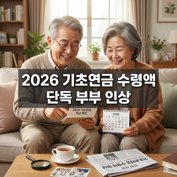 기초연금 수령액 단독 부부 인상 금액과 기준 총정리