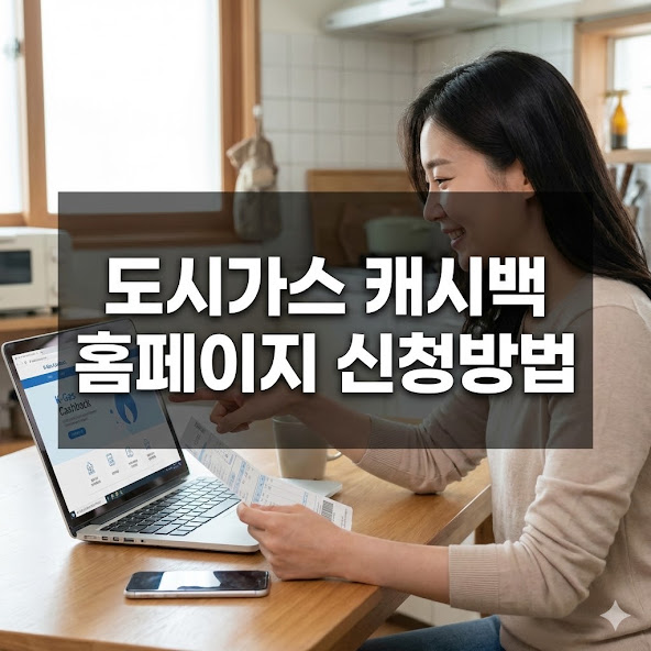 도시가스 캐시백 홈페이지 신청방법