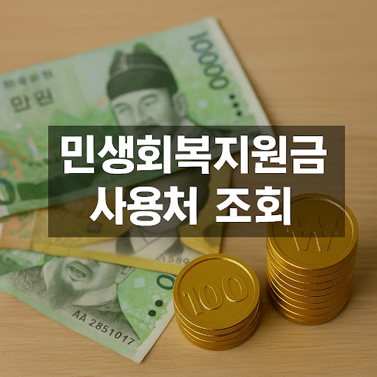 민생회복지원금 사용처 기준