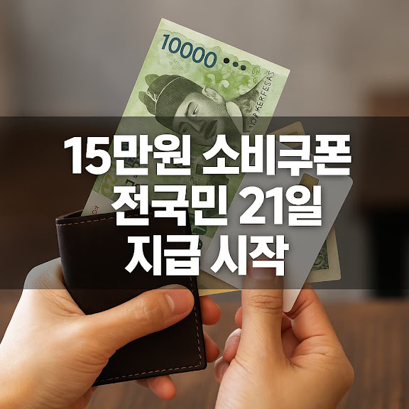 민생회복 소비쿠폰 지급 대상: 누가 받을 수 있나?