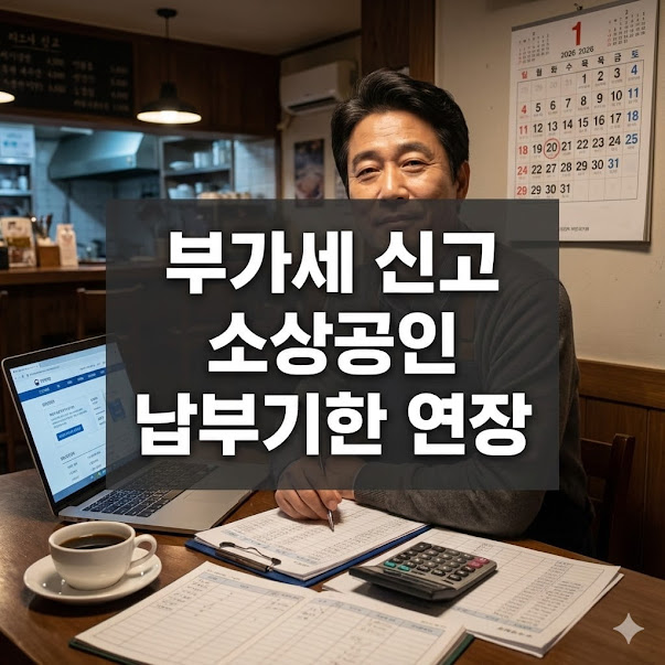 부가세 신고 소상공인 납부기한 연장