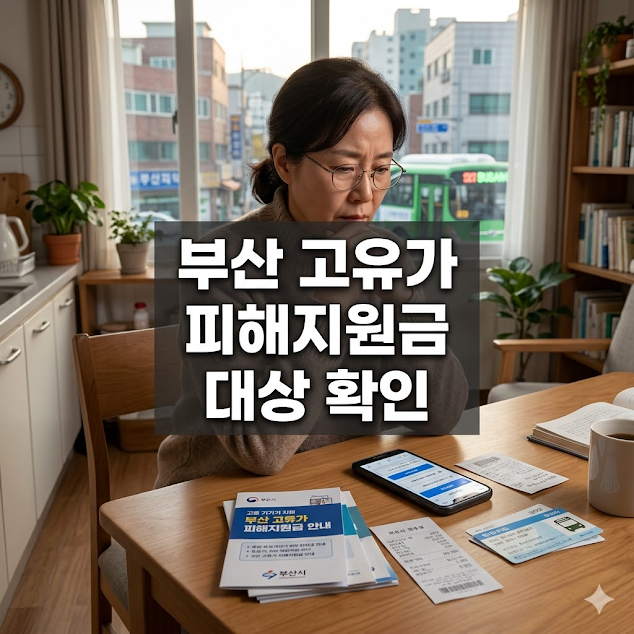 부산 고유가 피해지원금 대상 확인 신청 가이드