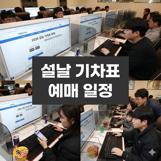 설날 기차표 예매 일정