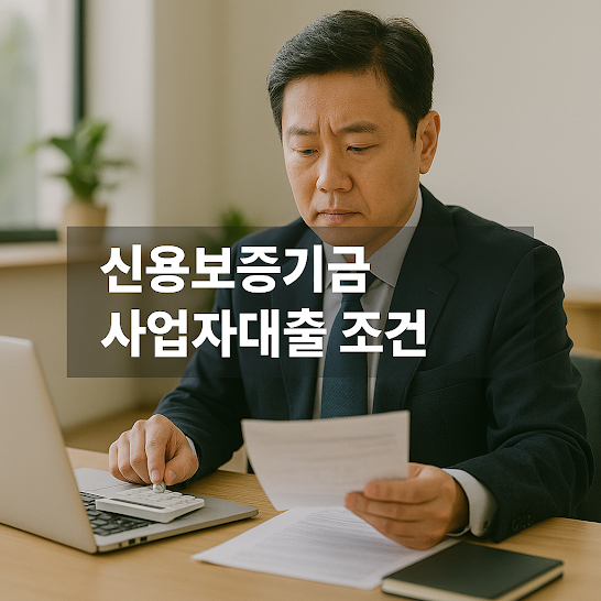 신용보증기금 사업자대출 조건 – 신용이 부족해도 가능한 정부 보증 대출