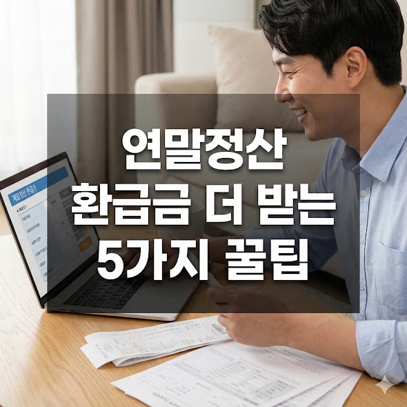 연말정산 환급금 더 받는 5가지 꿀팁 – 놓치기 쉬운 공제 항목 총정리