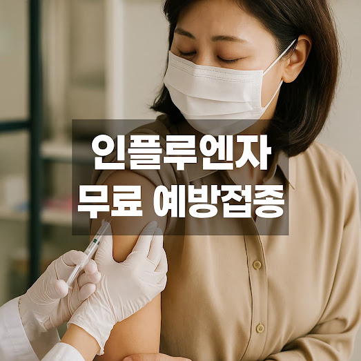 인플루엔자 무료 예방접종 안내