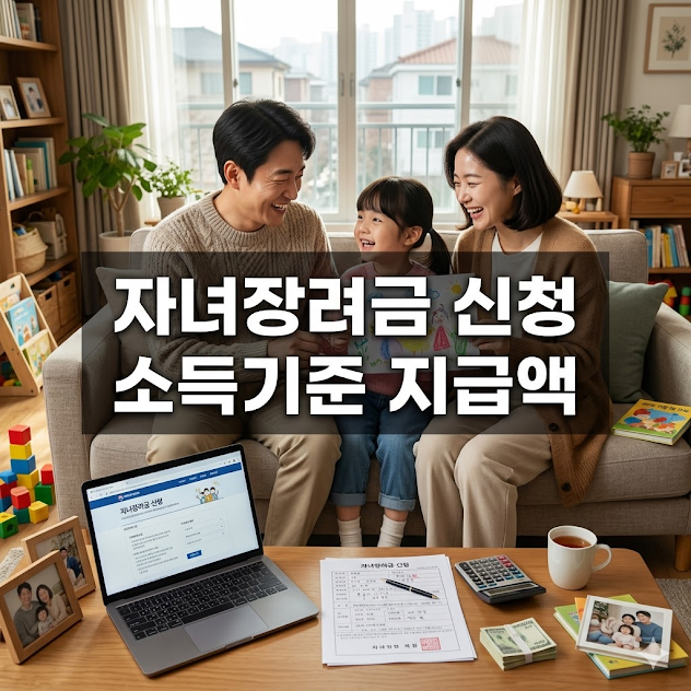 자녀장려금 신청 소득기준 지급액