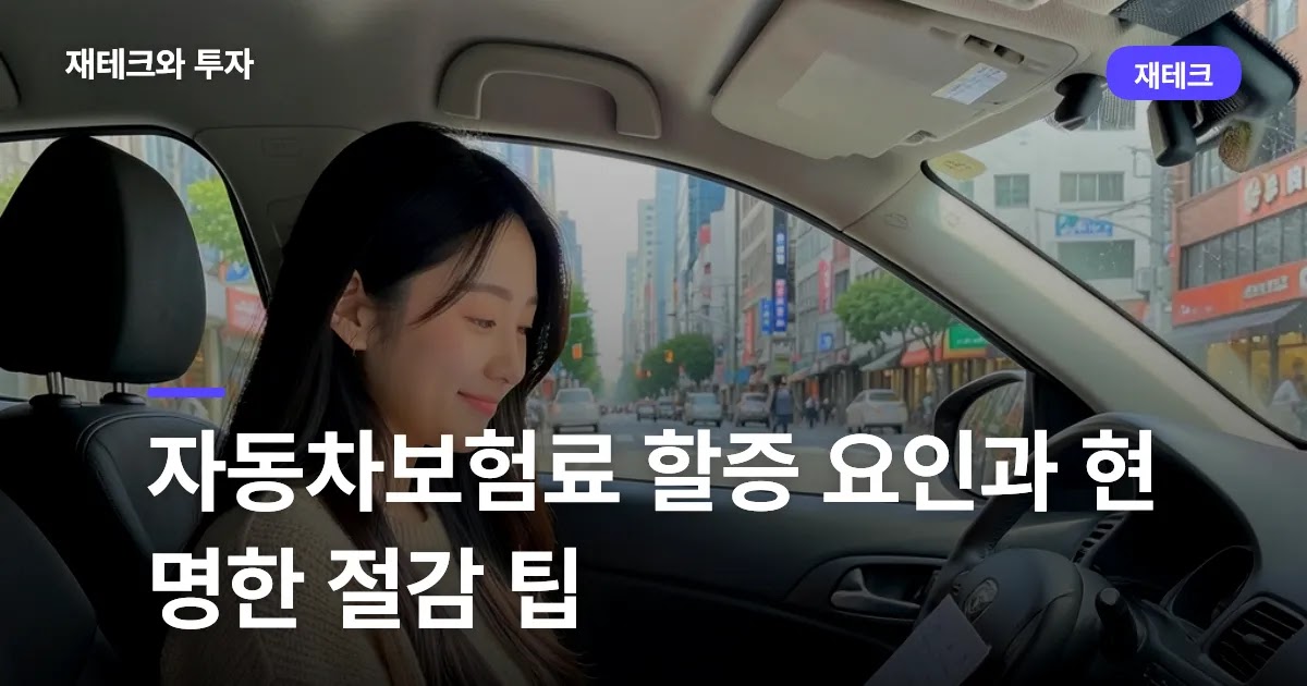 태블릿으로 자동차보험료를 비교하며 절감 팁을 찾는 사람.