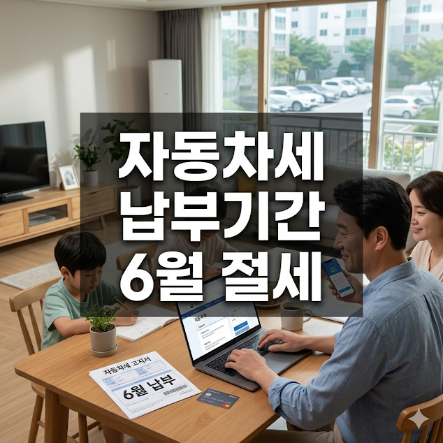 자동차세 납부기간 6월 절세