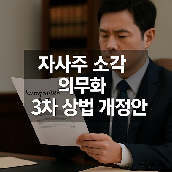 자사주 소각 의무화 3차 상법 개정안