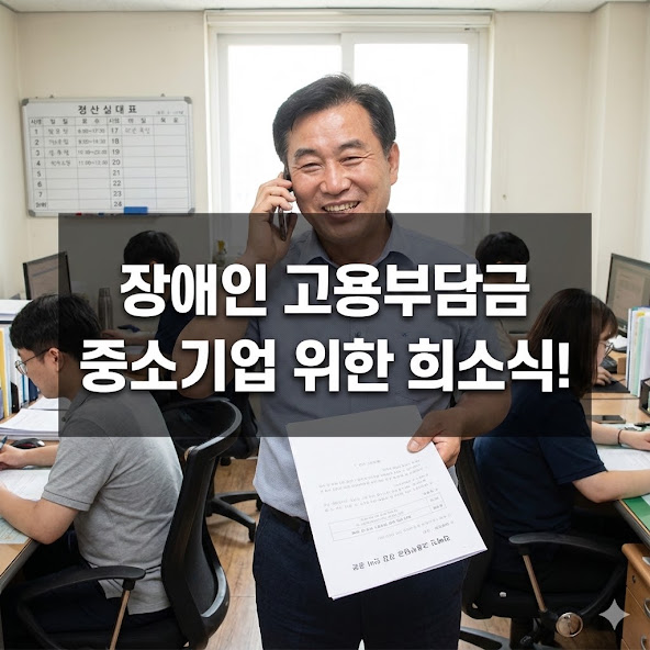 장애인 고용부담금, 이제 부담 없이 나눠 내세요!