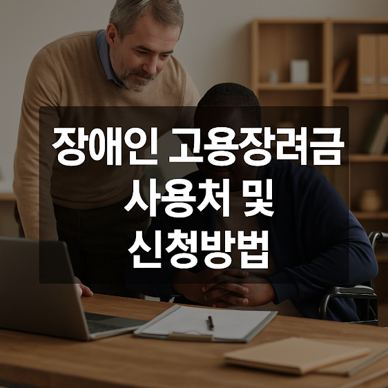 장애인 고용장려금이란?