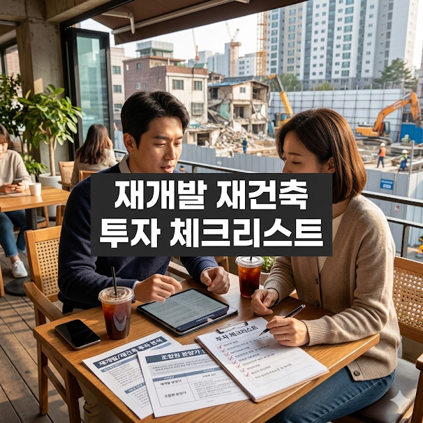 재개발 재건축 투자 체크리스트 분석