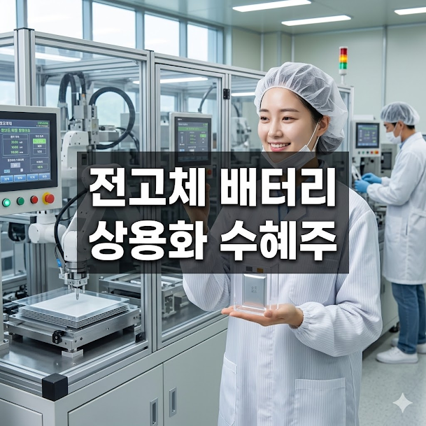전고체 배터리 상용화 수혜주