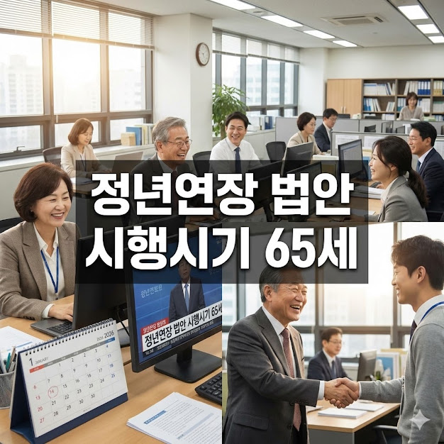 정년연장 법안 시행시기 65세