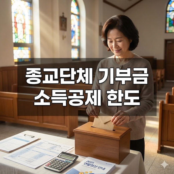 종교단체 기부금 소득공제 한도