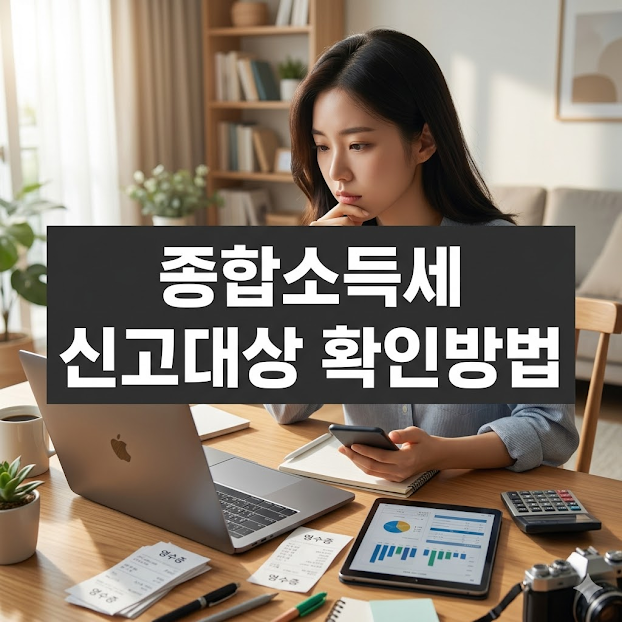 종합소득세 신고대상 확인방법