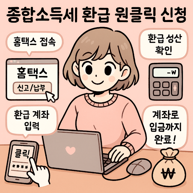 종합소득세 환급 원클릭 신청