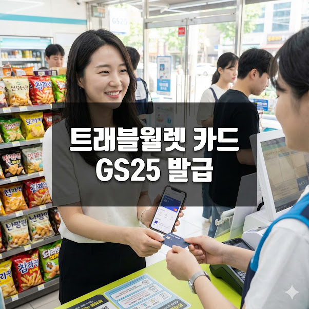 트래블월렛 카드 GS25 발급