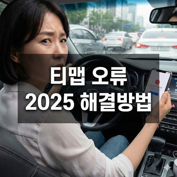 티맵 오류 해결방법