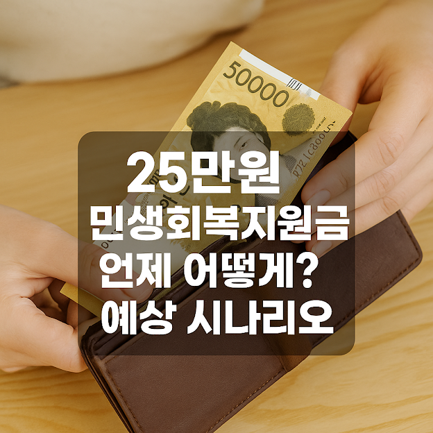 25만원 민생회복지원금, 언제 어떻게? 예상 시나리오