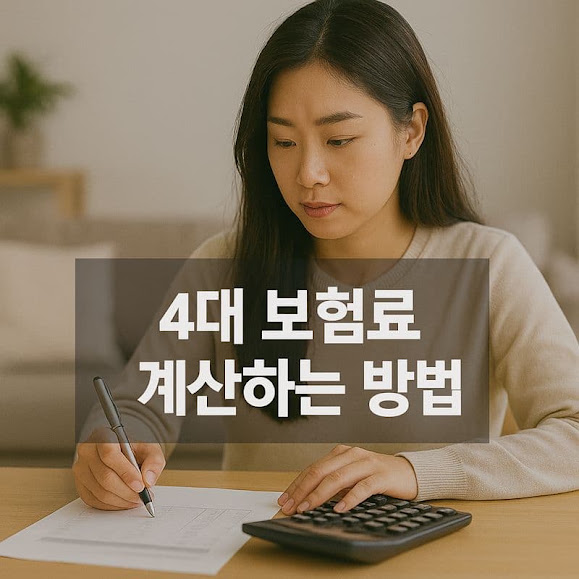 4대 보험료 계산하는 방법