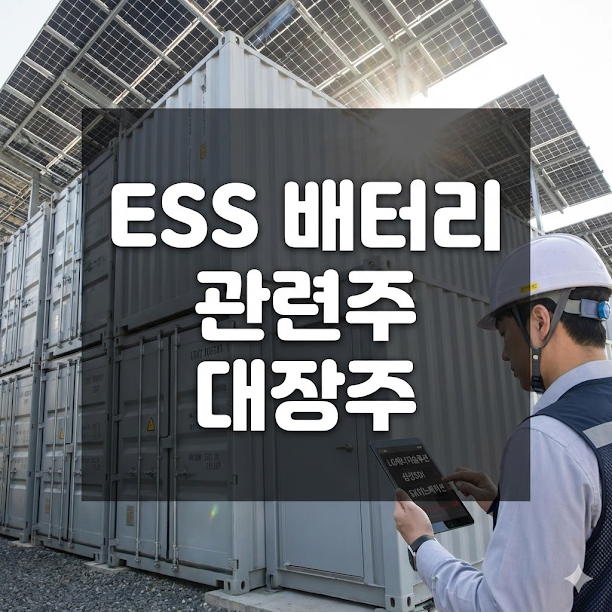 ESS 배터리 관련주 대장주