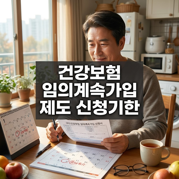 건강보험 임의계속가입 제도 신청기한