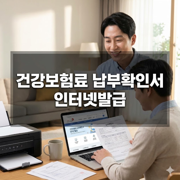 건강보험료 납부확인서 인터넷발급