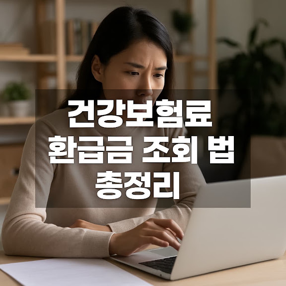 건강보험료 환급금 조회 방법 총정리