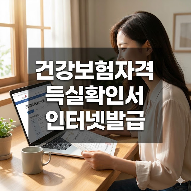건강보험자격득실확인서 인터넷발급, 빠르고 무료!