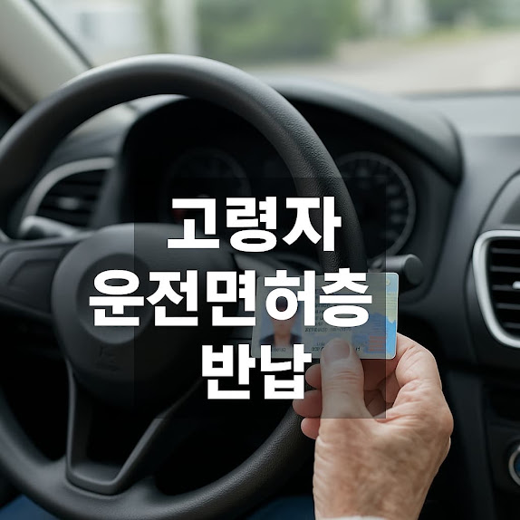 고령자 운전면허증 반납 방법과 혜택