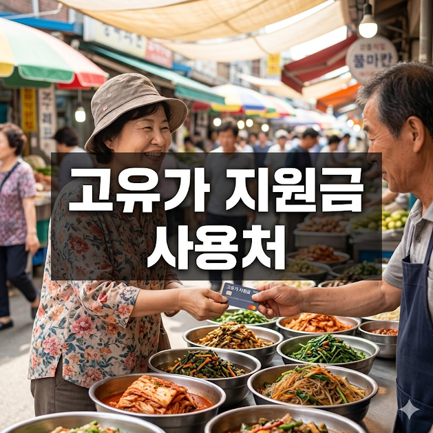 고유가 지원금 사용처