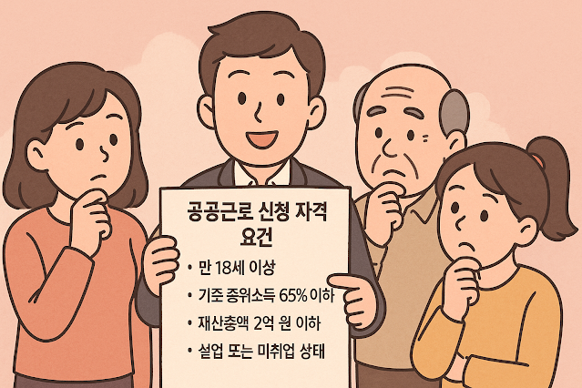 공공근로 신청 자격 요건 총정리: 나도 신청 가능할까?