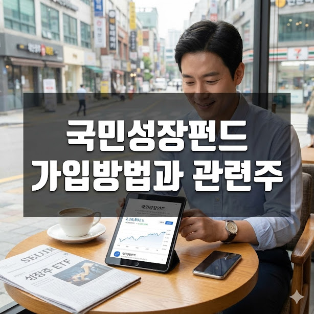 국민성장펀드 가입방법과 관련주까지 가이드