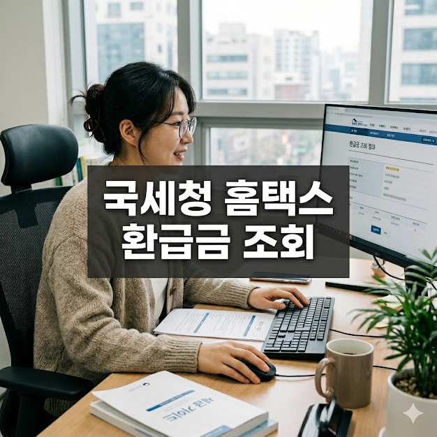 국세청 홈택스 환급금 조회
