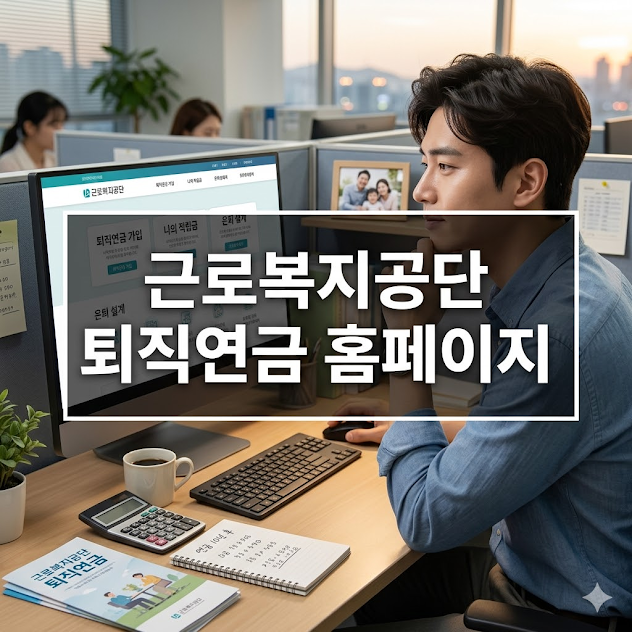 근로복지공단 퇴직연금 홈페이지