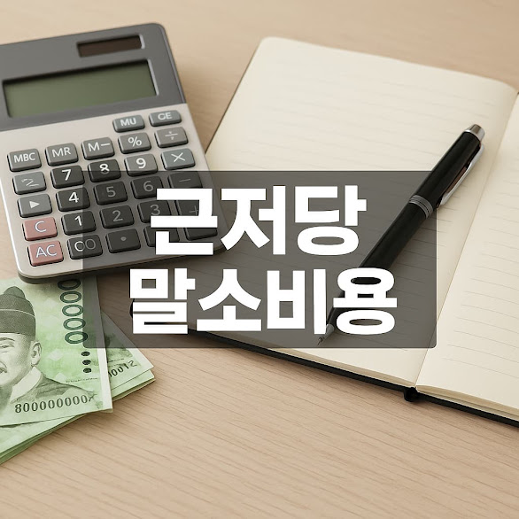 근저당 말소비용 및 절차 총정리 가이드