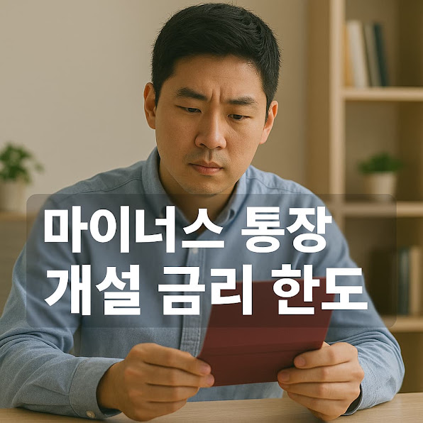 마이너스 통장 개설 금리 한도