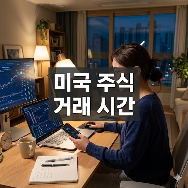 미국 주식 거래 시간, 서머타임 가이드 (프리/정규/애프터마켓)
