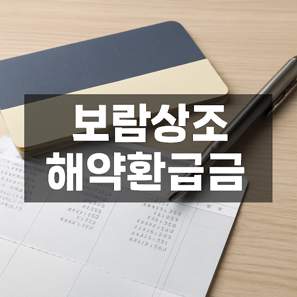보람상조 해약환급금: 계산부터 수령 방법까지 A to Z