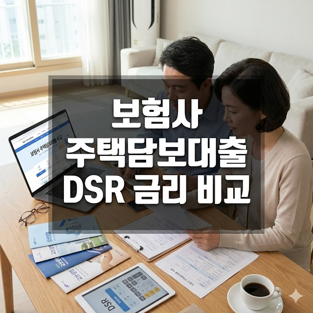 보험사 주택담보대출 DSR 금리 비교