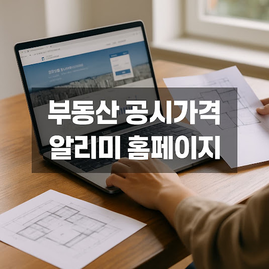 부동산 공시가격 알리미 홈페이지 이용방법