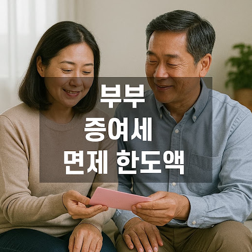 부부 증여세 면제 한도액 2026, 배우자 6억 공제와 주의점