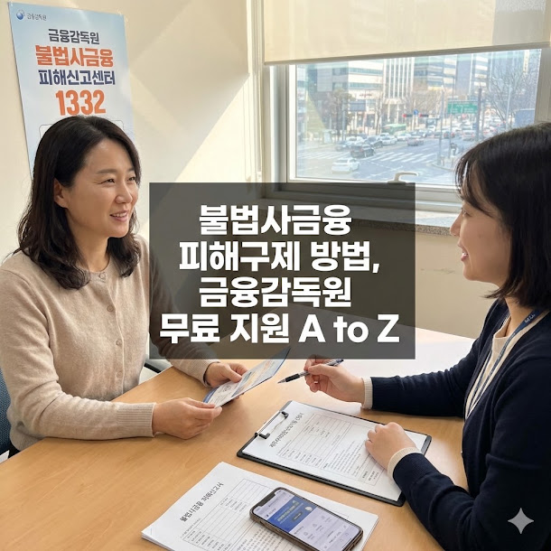 불법사금융 피해구제 방법, 금융감독원 무료 지원 A to Z